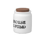 Dream Horse Trailer Fund Candy Jar at Zazzle