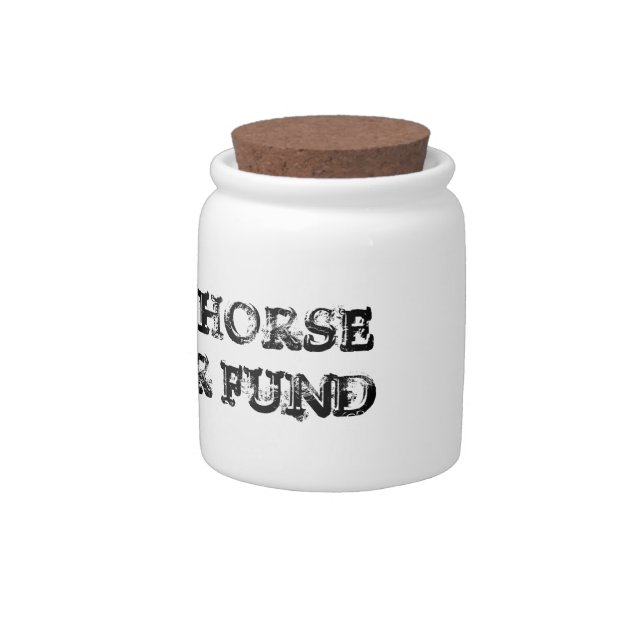 Dream Horse Trailer Fund Candy Jar (Right)