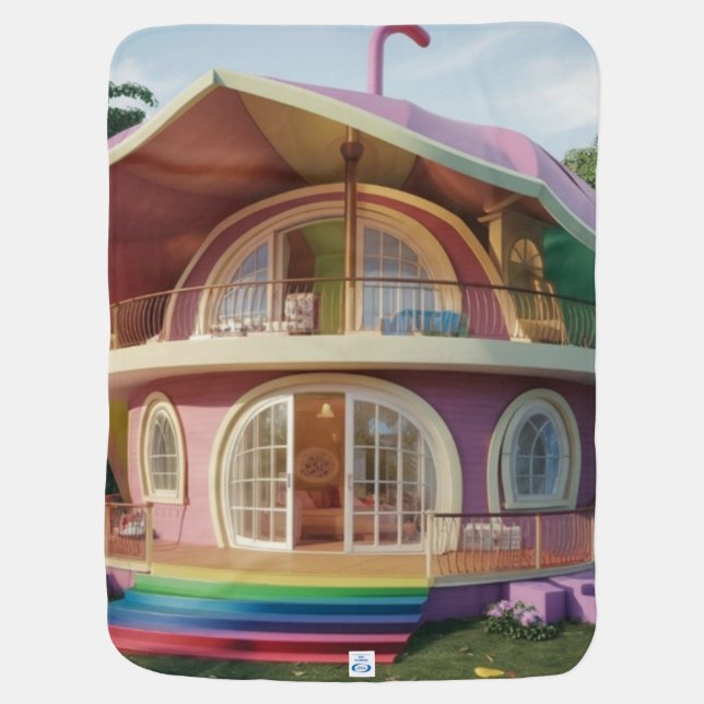 Dream House Collection: Baby Blanket (Back)