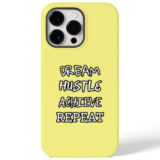 Dream, Hustele, Achieve, Repeat Case-Mate iPhone 14 Pro Max Case