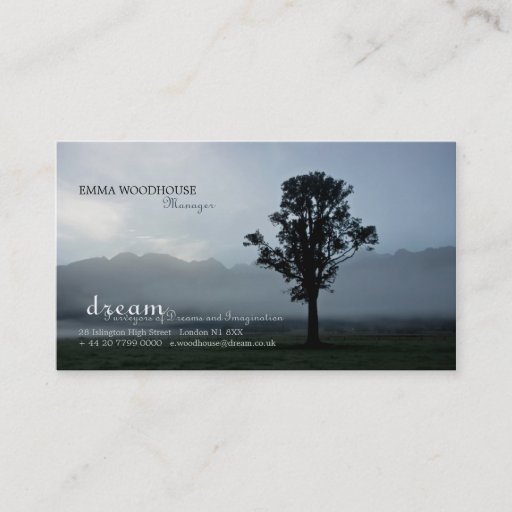 Customizable Dream - Imagination Business Card