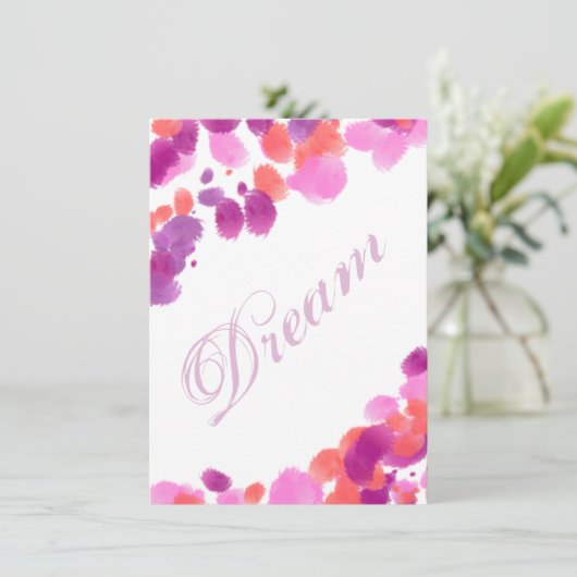 Dream Imagine Smash Book Page Scrapbooking Card (Standing Front)