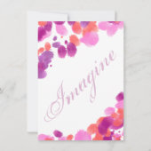 Dream Imagine Smash Book Page Scrapbooking Card (Back)