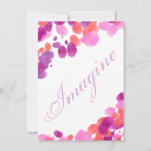 Dream Imagine Smash Book Page Scrapbooking Card (Back)