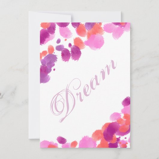 Dream Imagine Smash Book Page Scrapbooking Card (Front)