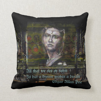 Dream in a dream by Alexandra Cook Throw Pillow