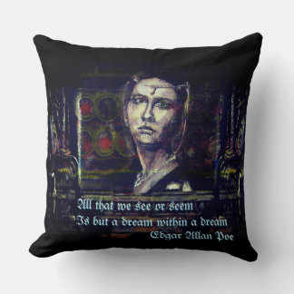 Dream in a dream by Linandara Throw Pillow