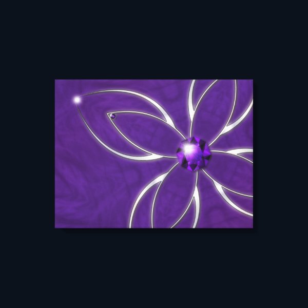 Dream in Amethyst Canvas Print