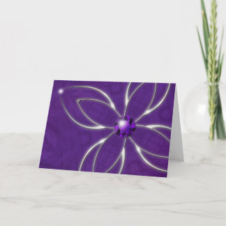 Dream in Amethyst Christmas Card