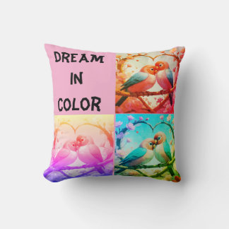 Dream In Color Throw Pillow