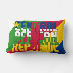 Dream in Color with the Central African Republic Lumbar Pillow