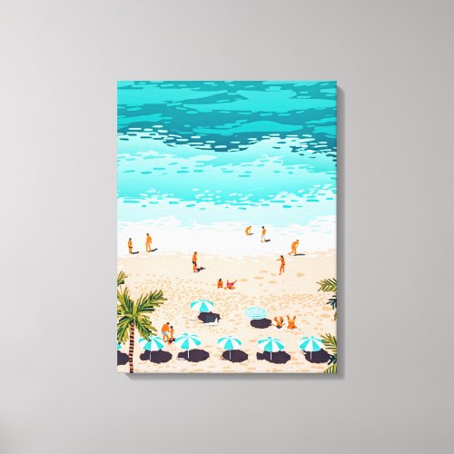 Dream in Colors Borrowed From The Sea  Ocean  Canvas Print