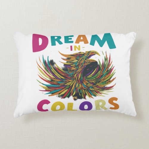 Dream in colours accent pillow