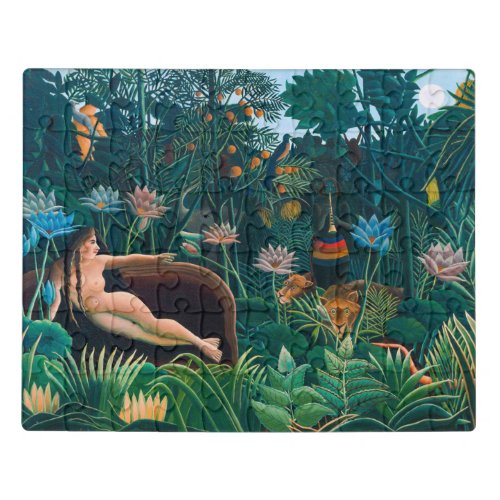 Dream in Exotic Jungle Forest Jigsaw Puzzle