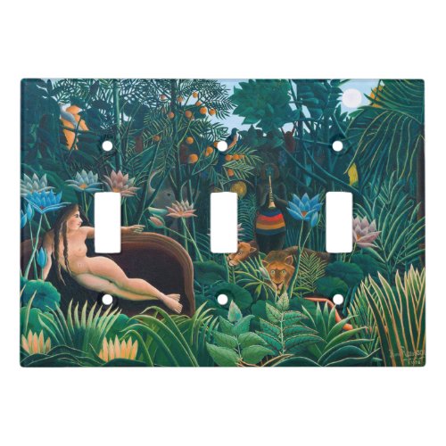 Dream in Exotic Jungle Forest Light Switch Cover