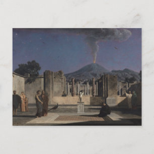 Dream in the Ruins of Pompeii, 1866 Postcard