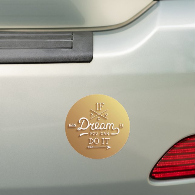 Dream Inspire Motivate Car Magnet (In Situ)