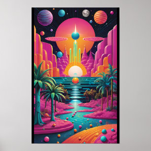 Dream Island Utopia - Ken Gage Surreal Art Poster