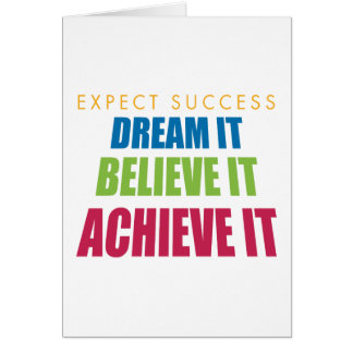 Dream It and Achieve It Cards