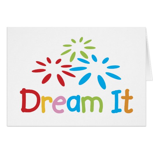 Dream It Cards (Front Horizontal)