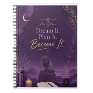 Dream It Plan It Become It Journal Ava Solara