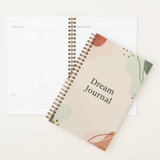 Dream Journal – Pastel Abstract Planner (Display)