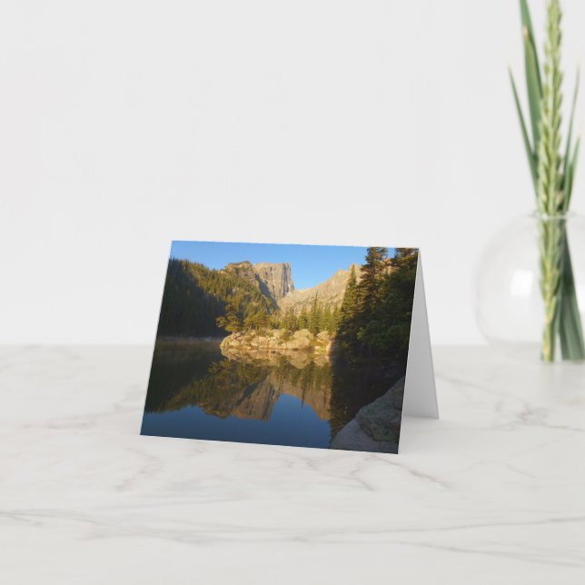 Dream Lake II at Rocky Mountain National Park Card (Front)