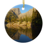 Dream Lake II at Rocky Mountain National Park Ceramic Ornament