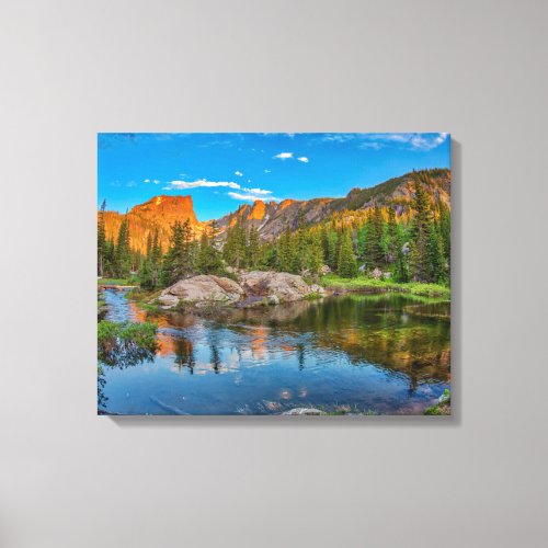 Dream Lake Landscape Canvas Print