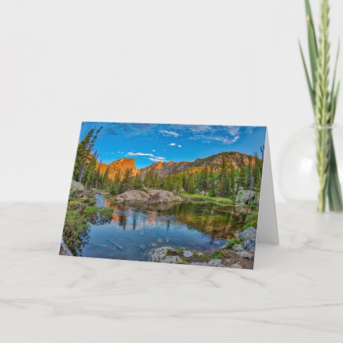 Dream Lake Landscape Card
