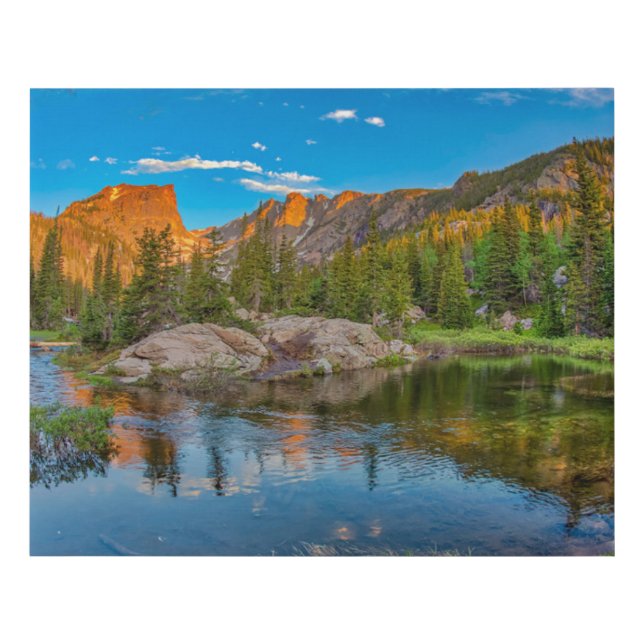 Dream Lake Landscape Faux Canvas Print (Front)
