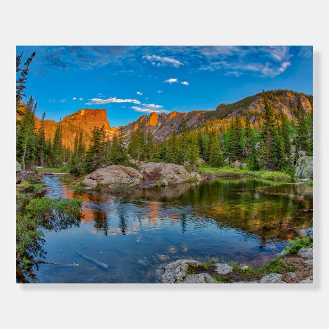 Dream Lake Landscape Foam Board (Front)