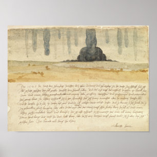 Dream landscape with text, 1526 poster