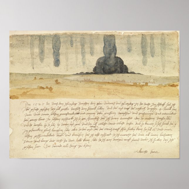 Dream landscape with text, 1526 poster (Front)