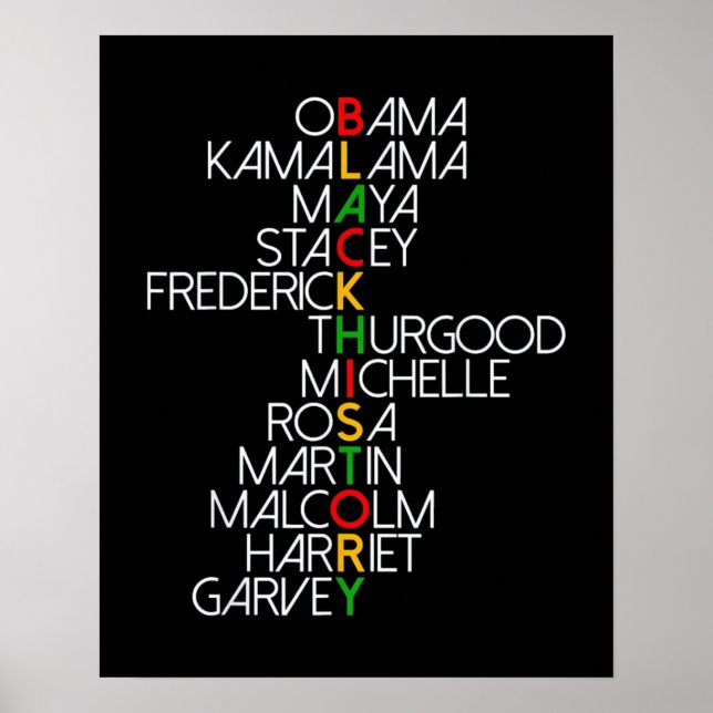 Dream Like Martin Black History Poster (Front)
