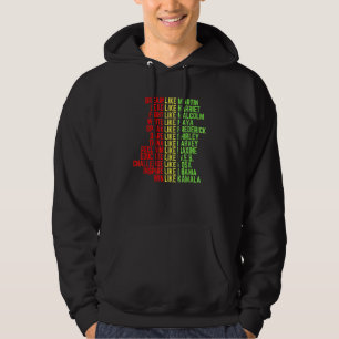 Dream Like Martin Men Women Boys Girls Black Histo Hoodie