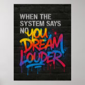 超希少】ANGEL TOREN - VISLUMBRA The name Angel in graffiti Poster