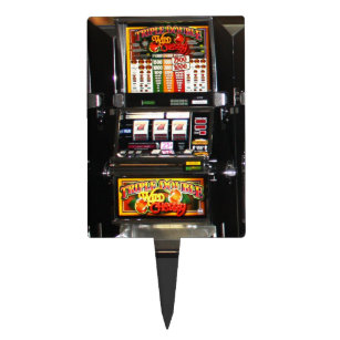 Amazon.com: Gambling Gaming Slot Machine Casino Themed 7 Piece Birthday Cake  Topper (Unique Design) : Grocery & Gourmet Food