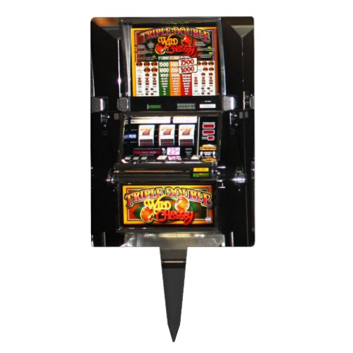 Dream Machines _ Lucky Slot Machine Cake Topper
