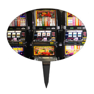 Dream Machines - Lucky Slot Machines Cake Topper