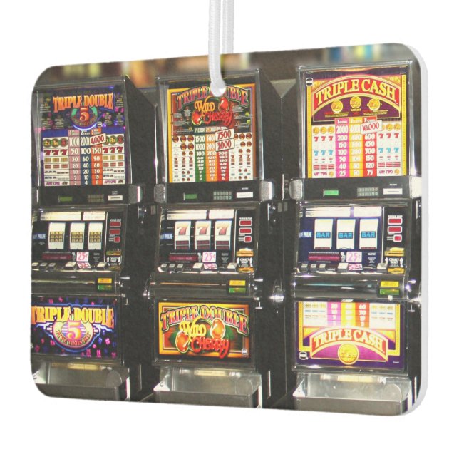 Dream Machines - Lucky Slot Machines Car Air Freshener (Left)