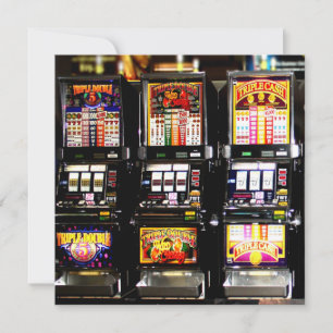 Dream Machines - Lucky Slot Machines Invitation