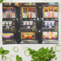 Dream Machines - Lucky Slot Machines Kitchen Towel