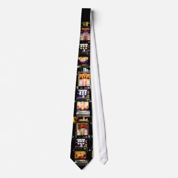 Dream Machines - Lucky Slot Machines Neck Tie by LasVegasIcons at Zazzle
