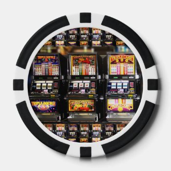 Dream Machines - Lucky Slot Machines Poker Chips by LasVegasIcons at Zazzle