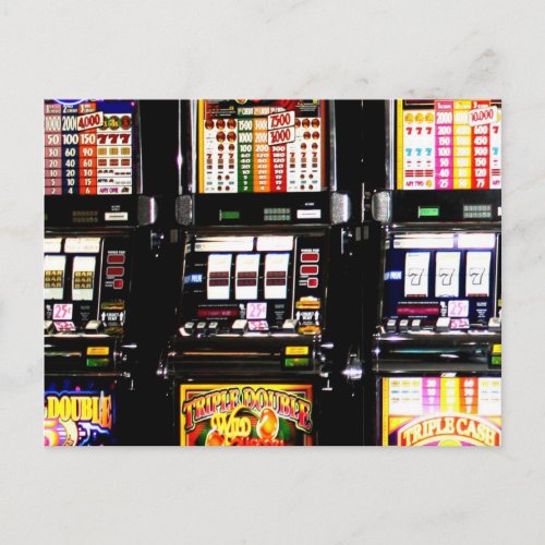 Dream Machines _ Lucky Slot Machines Postcard
