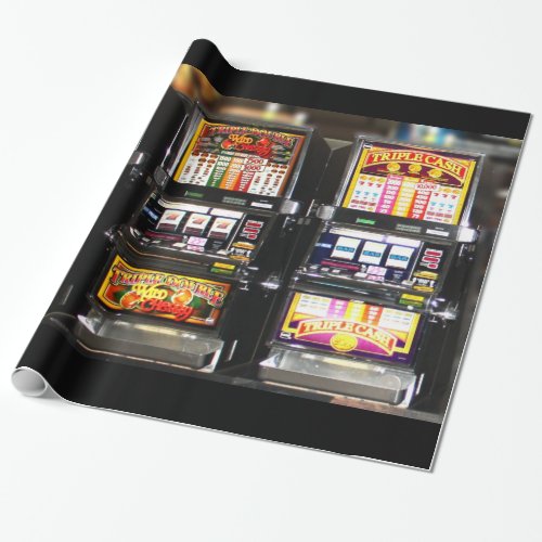 Dream Machines _ Lucky Slot Machines Wrapping Paper