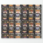 Dream Machines - Lucky Slot Machines Wrapping Paper (Flat)