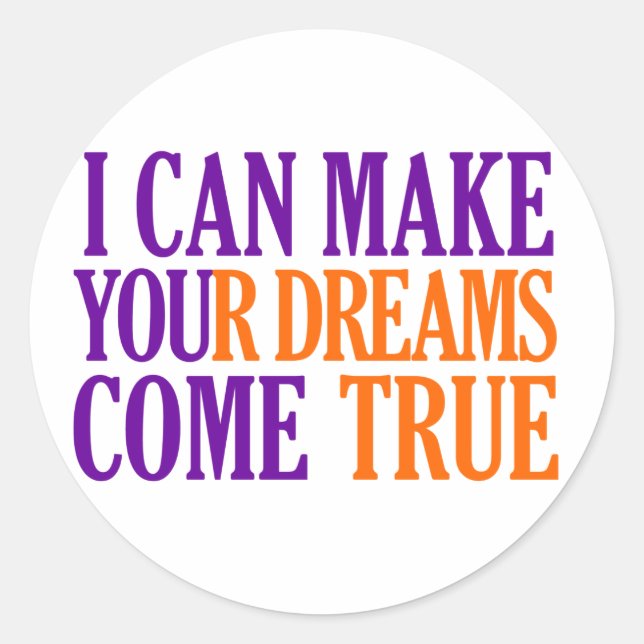 Dream Maker stickers (Front)