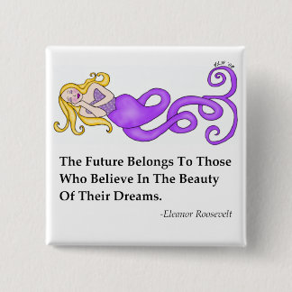 Dream-Mer Mermaid Button